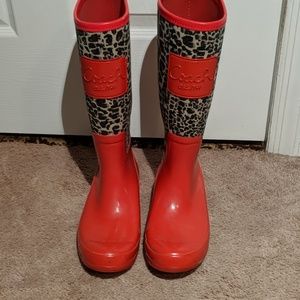 Coach rain boots